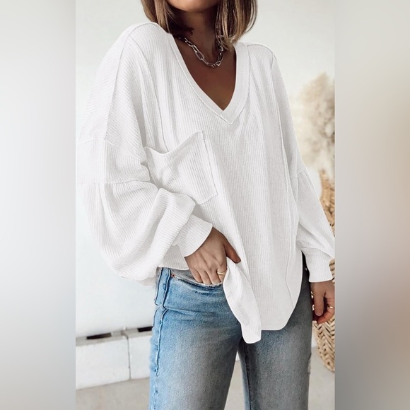 BTFBM White Long Sleeve Top - Picture 3 of 13